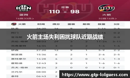 火箭主场失利困扰球队近期战绩